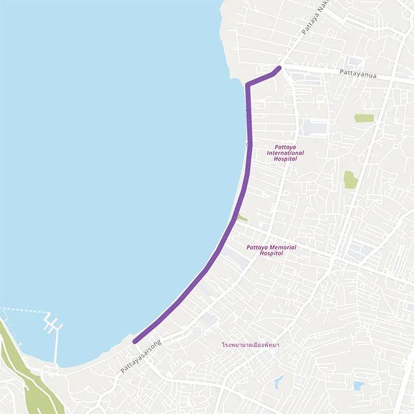 Beach Road map