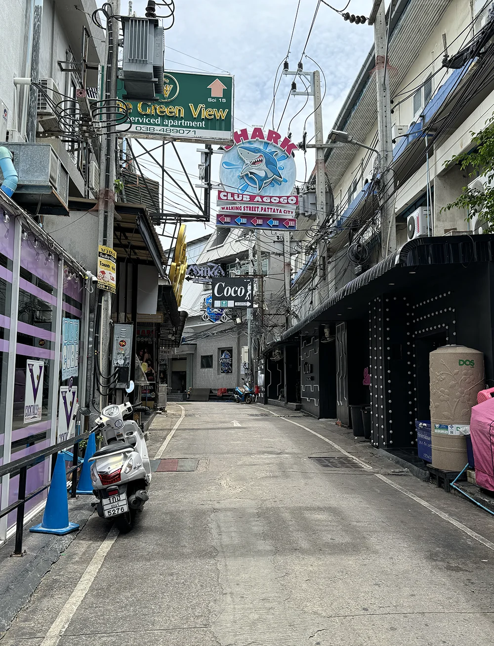 Walking Street during the day